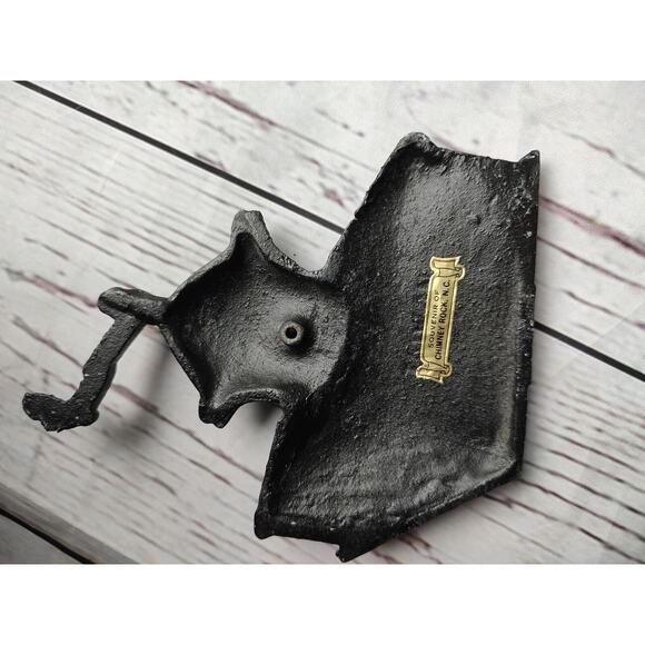 VTG Cast Iron Kitchen Decor Wall Hanging Coffee Grinder Souvenir Of Chimney Rock - Picture 5 of 7